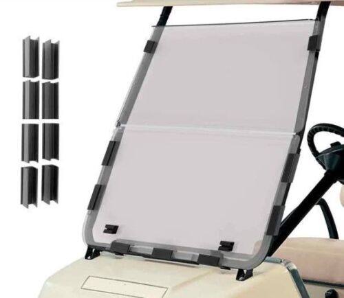 KEMIMOTO Tinted Foldable Golf Cart Windshield for Club Car DS 2000+
