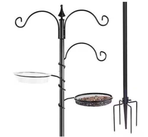 77 in. Bird Feeding Station Kit with 5 Prong Base