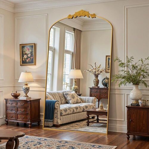 Antok Arched Full Length Mirror, 72"x44"