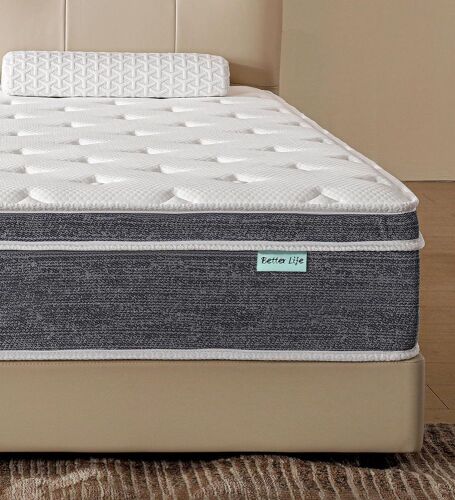 12" Gel Memory Foam Hybrid Mattress, Full