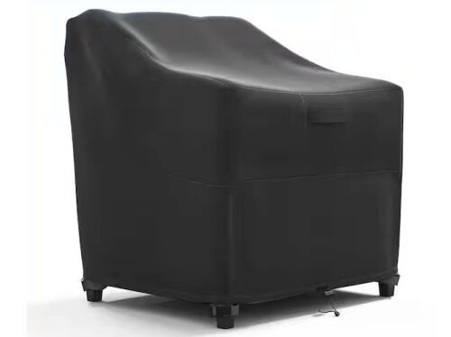 KHOMO GEAR Black Outdoor Patio Furniture Chair Cover