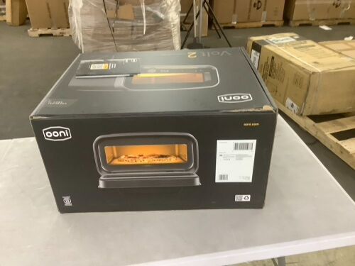Ooni Volt 2 Electric Countertop Pizza Oven Charcoal Grey - Inside Glass Panel Broken