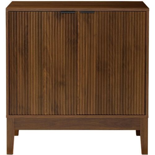 2-Door Reeded Storage Cabinet, Accent Furniture, Sideboard