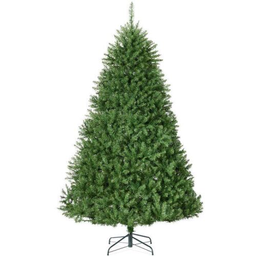 4.5' Hinged Douglas Full Fir Artificial Christmas Tree w/ Metal Stand