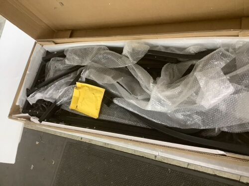 50" Outdoor Bench Metal with Floral Back - Loose Hardware