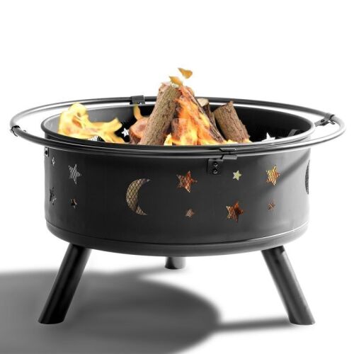 30" Outdoor Metal Firepit