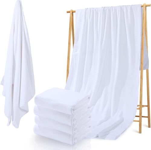 Breling 4 Pieces Sublimation Blank Bath Towel Microfiber 60" x 27"