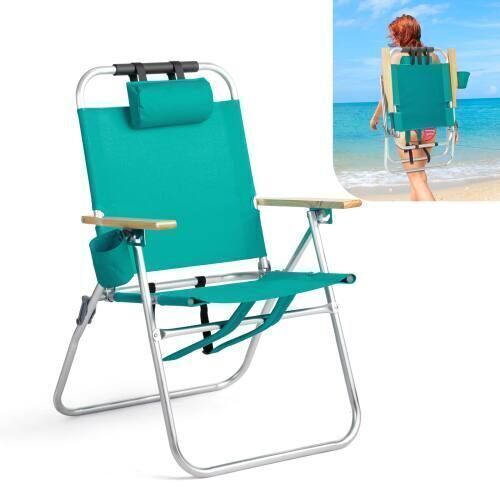 Aluminum Backpack Beach Chair