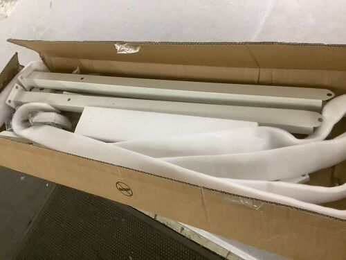 38" Wrought Iron Handrail for Stairs Fits 2 or 3 Steps