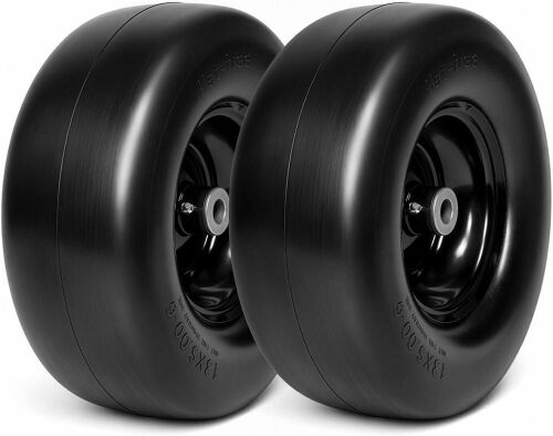 MOTOOS 13x5.00-6 Flat Free Tire and Wheel Assembly