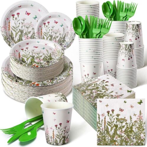 Hushee 324 Wildflower Party Supplies