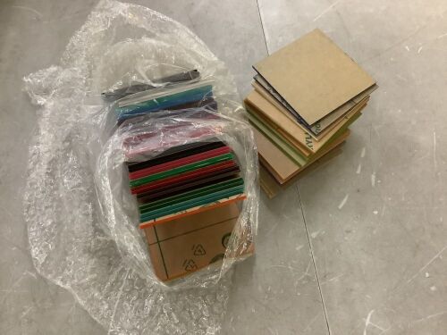 4x4 Colored Acrylic Squares, 60 Pack