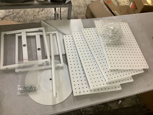 Metal Peg Board Display - No Instructions