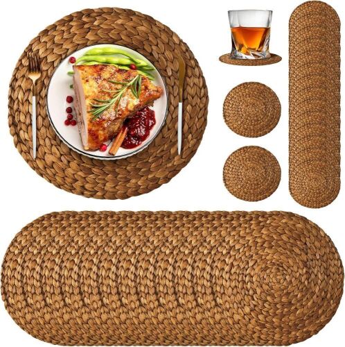 Geosar 200 Disposable Paper Placemats and Coasters Set