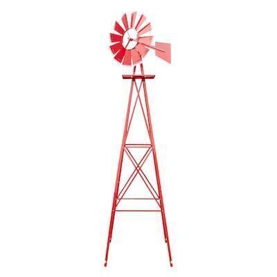 8 FT Metal Ornamental Wind Mill