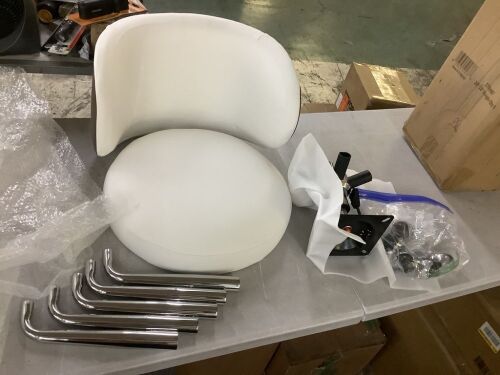 White Office Chair - Appears Complete