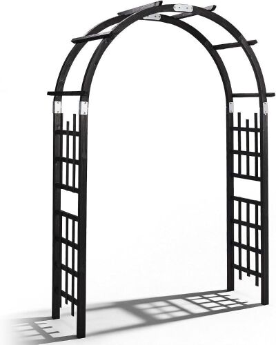 VINGLI Wooden Garden Arbor - Crack in 1 Piece
