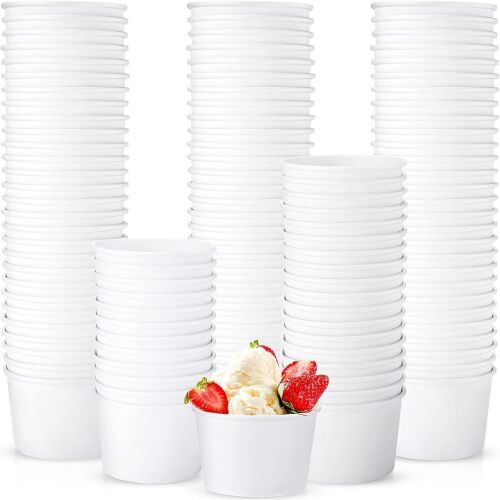 Disposable Paper Desert Bowls 5oz, 250 pc