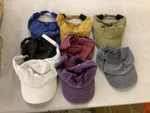 Lot of (8) Backless Ponytail Baseball Caps
