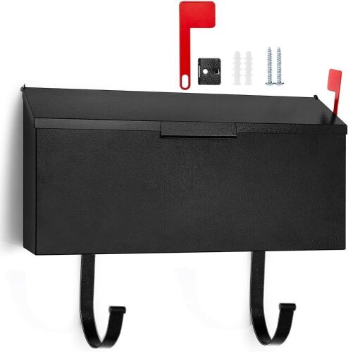 Heavy Duty Rustproof Wall Mounted Mailbox, 16” x 8.25” x 4.25”