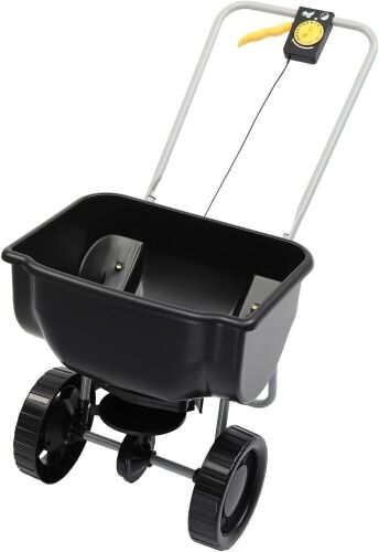 VINGLI 70lbs Fertilizer Spreader with 15 Adjustable Drop Rate