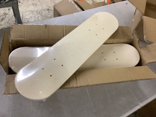 Blank 7 Ply Double Tail Wooden Skateboard Decks, 12 pc