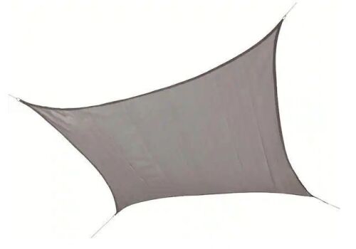 Vigoro 12 ft. x 12 ft. Stone Gray Square Shade Sail