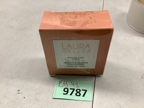 LAURA GELLER NEW YORK Baked Double Take Powder Foundation - medium