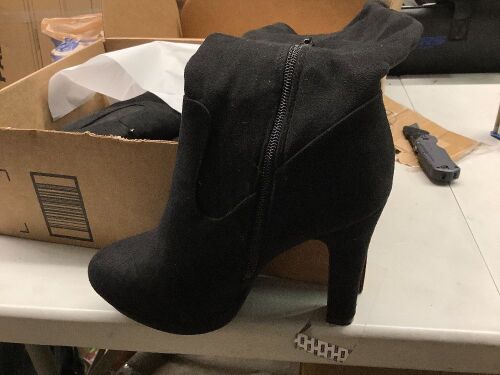 Knee-High Boots Zip Wedge Boots