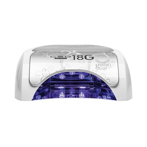 Gelish 18G Classic LED Light - Professional Nail Curing Lamp for Home or Salon Use, Fast-Drying 36W, Corded, SafeLight™ Technology, Ergonomic Design, Pedicure-Friendly.