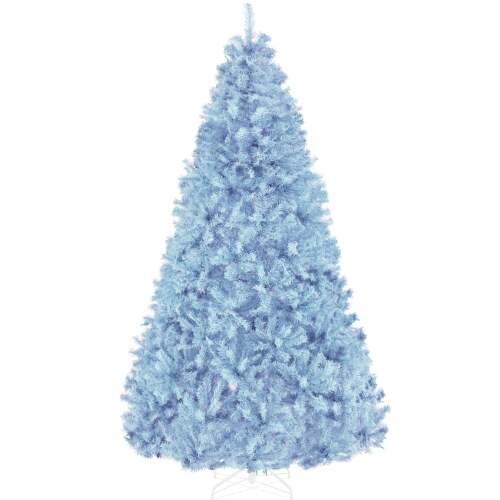 Artificial Baby Blue Christmas Tree, Unlit Pine Design w/Easy Assembly