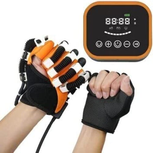 Finger Training Stroke Hand Splint Hand Dysfunction Patient Training Device with Hand Dysfunction Independently Rehabilitation Training,Left-L