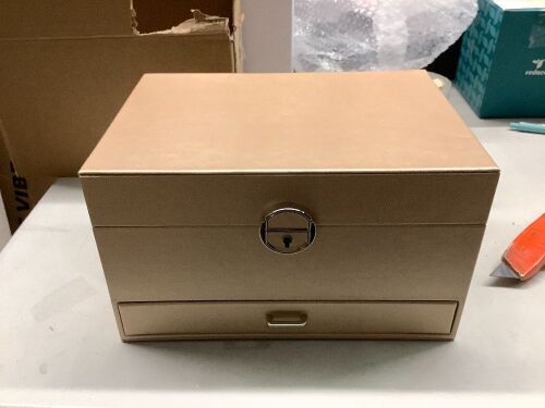 Pu Leather Jewelry Organizer Box