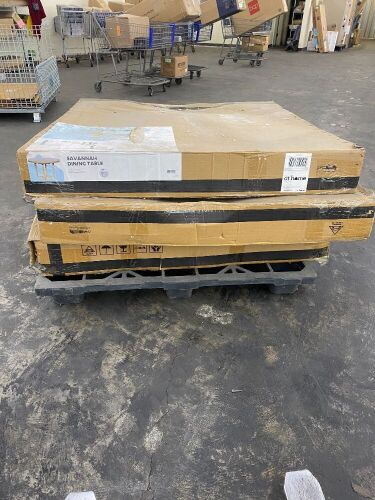 Lot of (3) Dining Tables - Uninspected