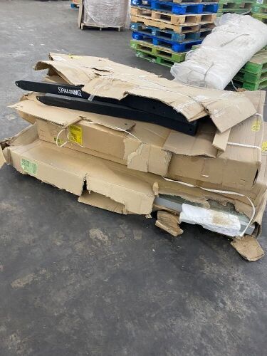 Pallet of Basketball Goal Parts - Uninspected