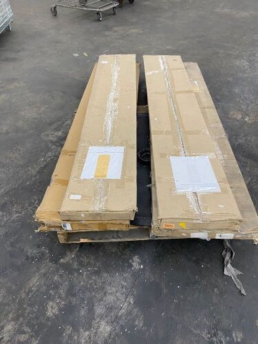 Lot of (4) Bi-Fold Doors & Metal Table Top - Uninspected