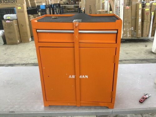 Orange Tool Chest - Dented