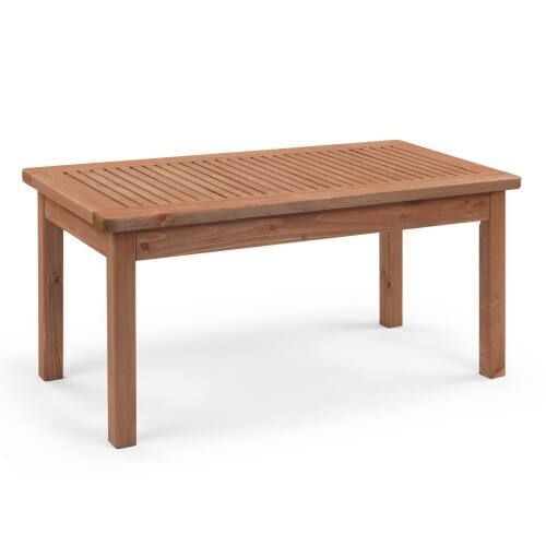 35in Patio Wooden Coffee Table