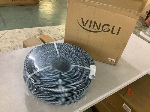 VINGLI 1.5-in x 50ft Swimming Pool Vacuum Hose