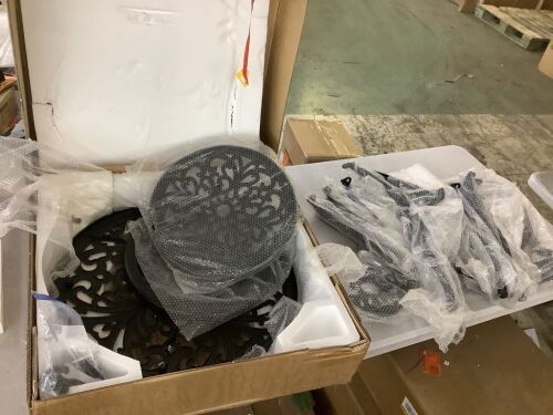 Cast Aluminum Patio Bistro Set - No Instructions