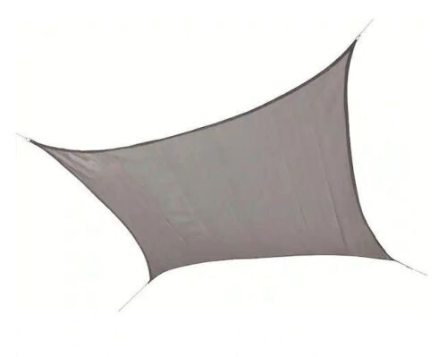 Vigoro 12 ft. x 12 ft. Stone Gray Square Shade Sail