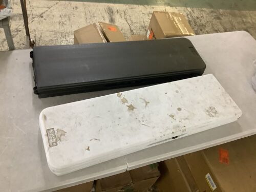 Lot of (2) 6' Folding Benches