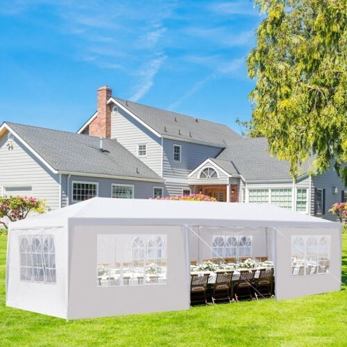 10' x 30' Canopy Party Tent Outdoor Gazebo 7 Sidewalls