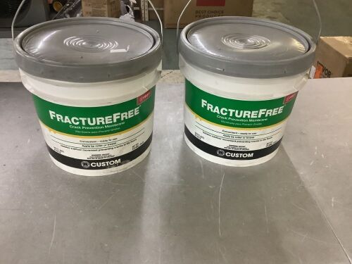 Lot of (2) Custom Building Products FFM3 3.5 gallon, Fracture Free Crack Prevention Membrane