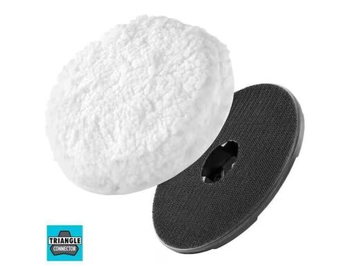 Lot of (2) RYOBI 6 in. 2-Piece Lambswool Kit for RYOBI P4500 and P4510 Scrubber Tools