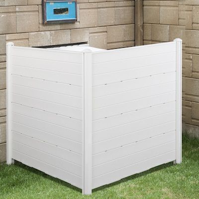 VINGLI 46W x 47H Privacy Screen Fence Panels White