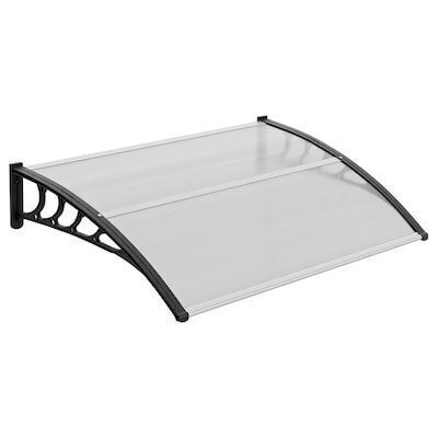 VINGLI 40D x 60W Window Awning for Doors Polycarbonate