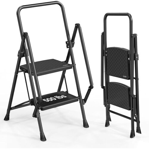 LUISLADDERS 2 Step Ladder with Handrails