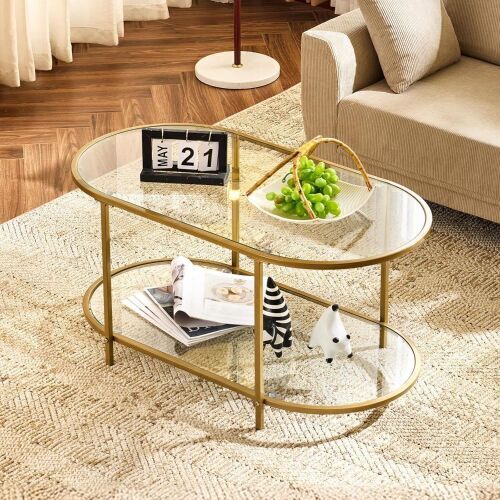 VINGLI 38" Oval Coffee Table