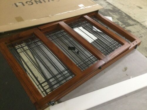 VINGLI 71W x 11D x 21H Adjustable Free Standing Dog Gate - Loose Hardware